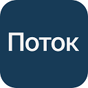 Логотип Поток