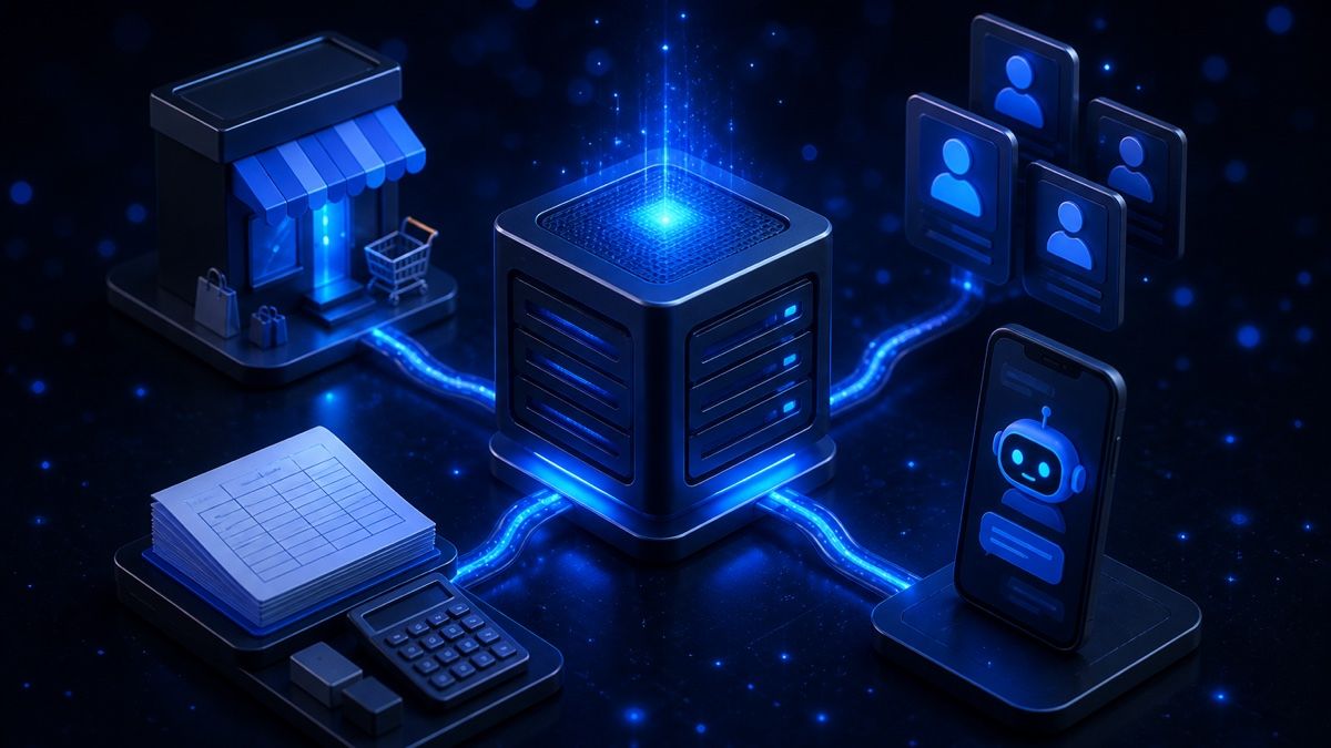 Один VPS закрывает сразу несколько задач бизнеса: сайт, 1С, CRM и бот
