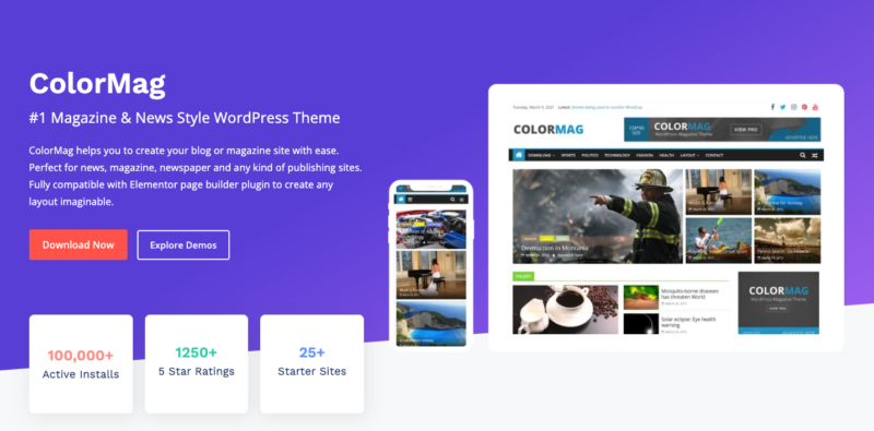 ColorMag Pro – Magazine & News Style WordPress Theme