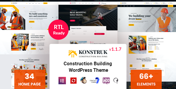 Konstruk – Construction WordPress Theme