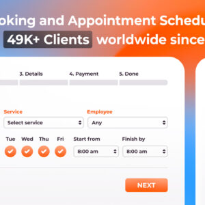 Bookly PRO – Appointment Booking and Scheduling Software System